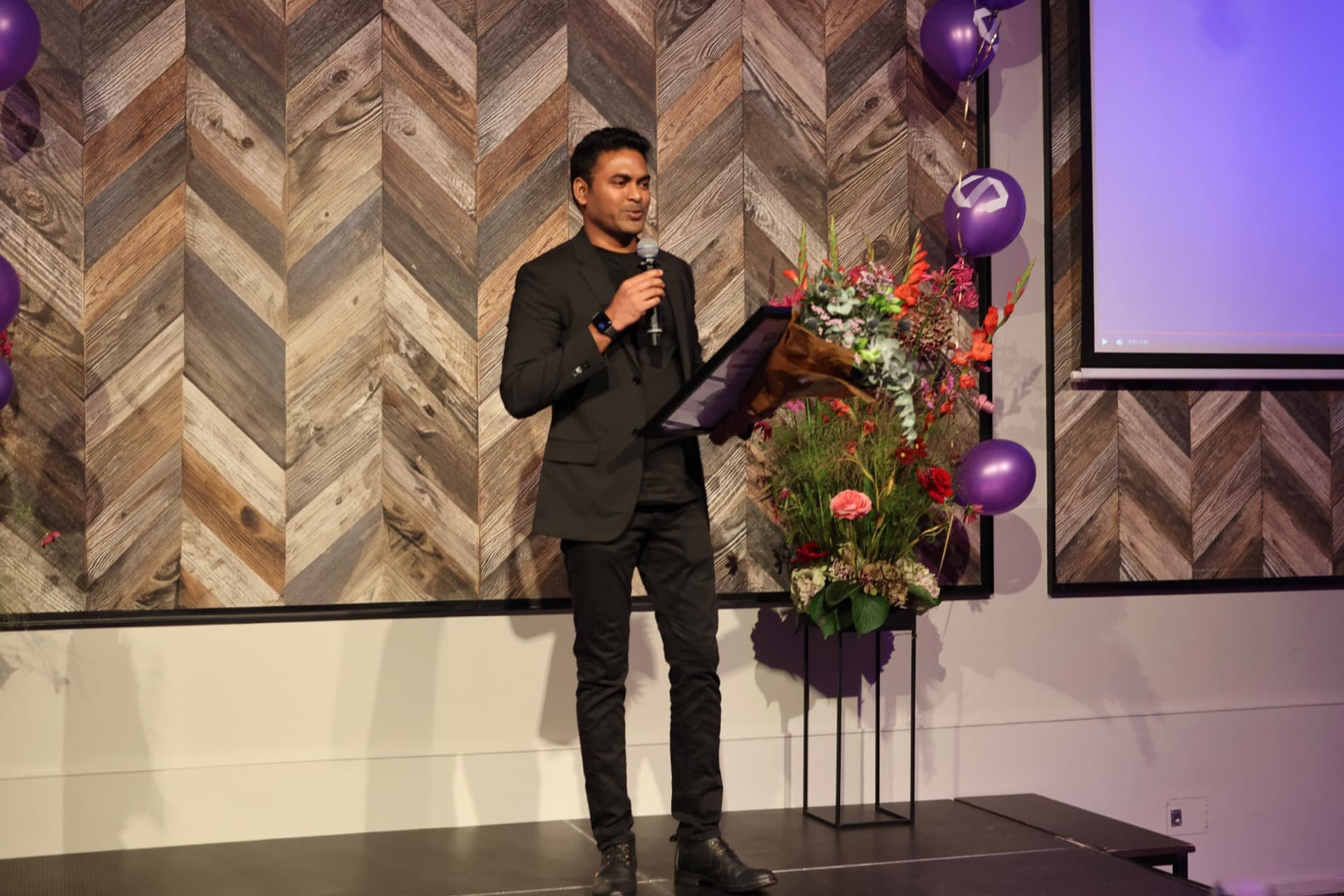 Jagadeesh Varma speaking at Developers Day 2024